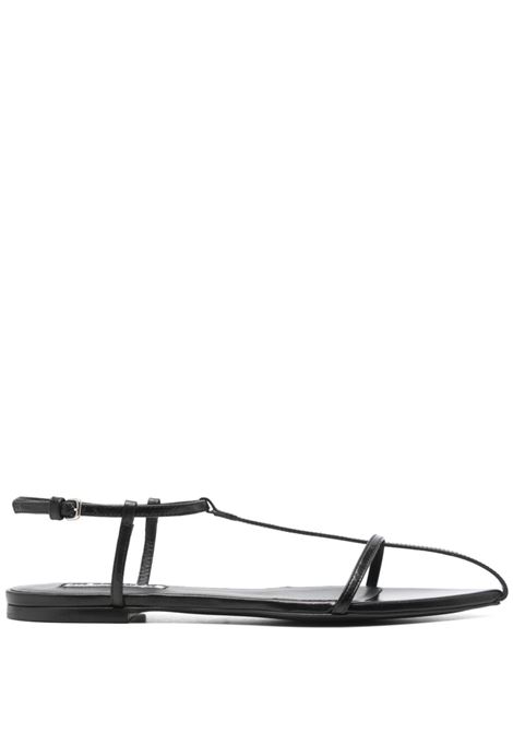 Sandali New Tripon in nero Jil sander - donna